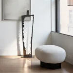 Elevate your interior with the Vase sculpture, a contemporary masterpiece from the DIZE collection by architect Dimitris Zelios. This minimalist metal artwork reimagines the traditional vase form through clean lines and fluid contours, offering a modern interpretation that exudes elegance and sophistication. Modern living rooms, stylish bedrooms and sophisticated commercial spaces. Its understated elegance complements various interior styles, from minimalist to contemporary.