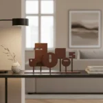 Shapes on Base a collection of geometric shapes mounted on a base, this sculpture explores form and balance. Its abstract nature invites interpretation. Ideal for modernhomes and minimalist interiors.