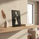 Human Relations Frame an abstract metal sculpture featuring interconnected human figures that exude elegance and modernity. Crafted with clean lines and fluid contours, this piece adds a touch of contemporary artistry to any setting. Ideal for: Living rooms, bedrooms, offices, and entryways seeking a subtle yet impactful decorative element.