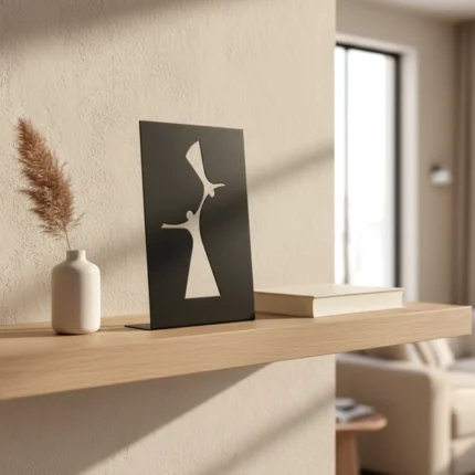 Human Relations Frame an abstract metal sculpture featuring interconnected human figures that exude elegance and modernity. Crafted with clean lines and fluid contours, this piece adds a touch of contemporary artistry to any setting. Ideal for: Living rooms, bedrooms, offices, and entryways seeking a subtle yet impactful decorative element.