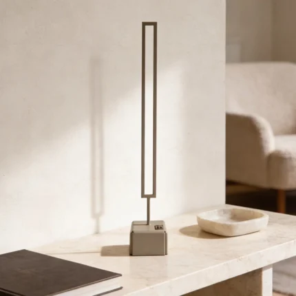 Vertical Balance Linear Big vertical Balance is a sculptural piece that embodies harmony and equilibrium through its vertical composition. Crafted with precision, the design features stacked geometric forms that convey a sense of stability and modern elegance. The interplay of shapes and negative space creates a dynamic visual effect, making it a captivating addition to any interior. Ideal for: Contemporary living rooms, office spaces, and areas where a statement piece that reflects balance and sophistication is desired.