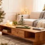 Christmas Tree decor crafted in the signature minimal style of DIZE Art Objects, featuring fluid lines and a modern festive silhouette. A refined, elegant piece that brings a warm, understated Christmas touch to any interior.