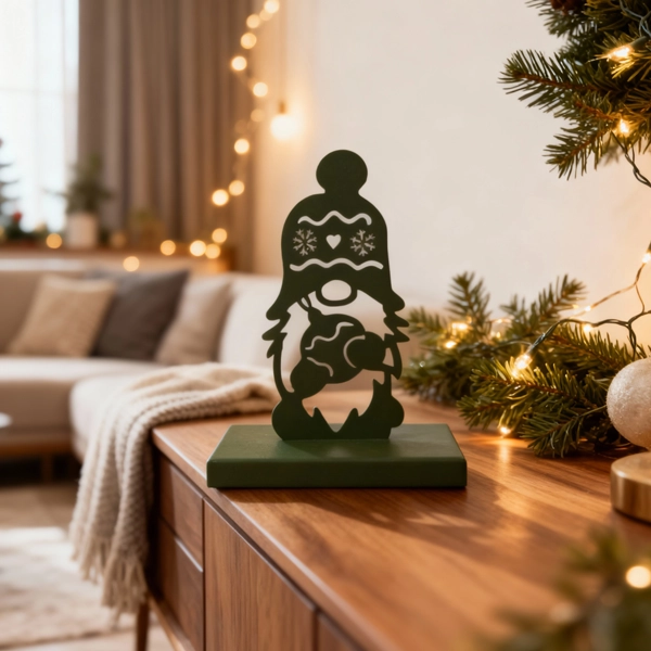 00002C Add a festive touch to your holiday décor with the Dwarf from DIZE Art Objects — a handcrafted metal Christmas piece designed to bring warmth and character to any space. Minimal, modern, and full of seasonal charm, it’s the perfect accent for shelves, consoles, or gift displays.