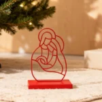 Nativity Scene – DIZE Art Objects. A minimal and elegant decorative piece from the DIZE Art Objects collection, featuring a modern line-art interpretation of the Holy Nativity. A subtle yet meaningful Christmas accent that brings warmth and contemporary style to any space.