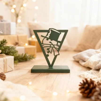Snowman Stand – DIZE Art Objects. A playful yet timeless Christmas accent from DIZE Art Objects, crafted with clean lines and a modern silhouette. The Snowman Stand adds a warm, cheerful festive touch to any interior with its simple, elegant charm.